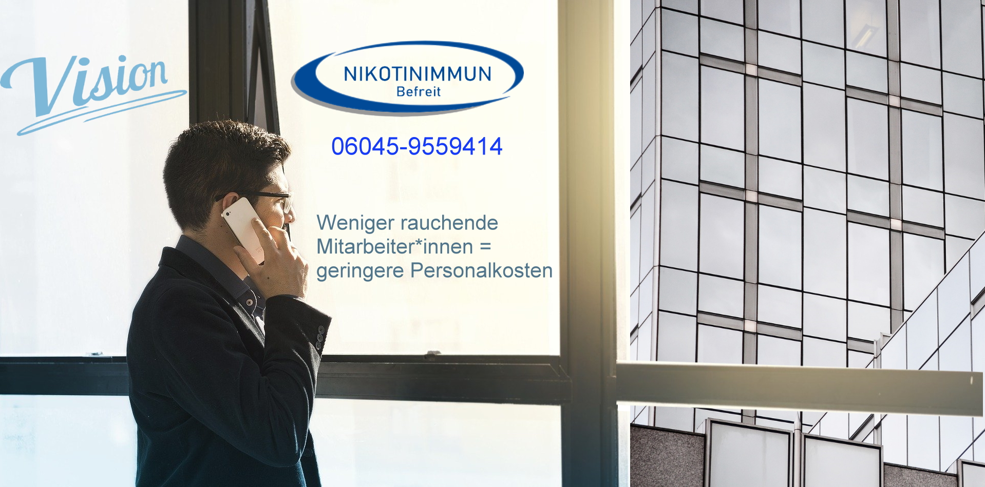 Vision Nichtraucherseminar Firmen Unternehmen